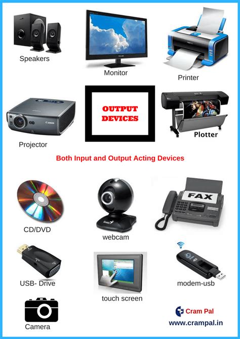 Computer Hardware - List of Output Devices (Chapter -4)