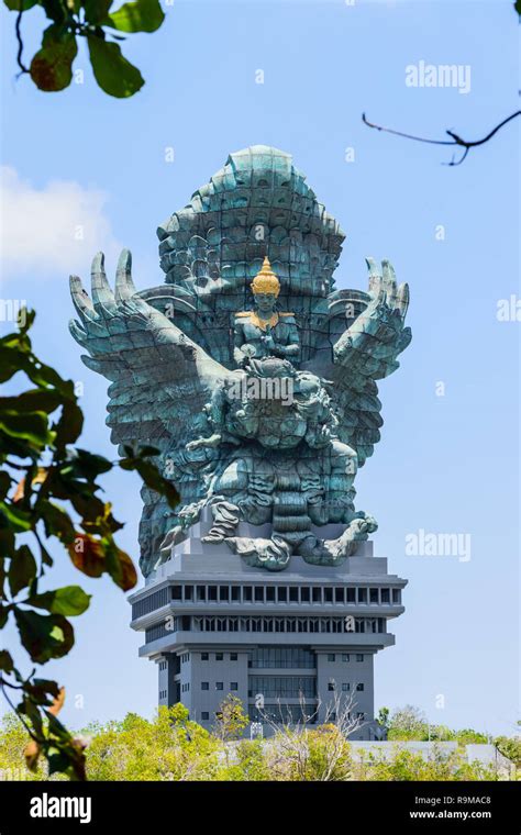 Bali, Indonesia - 10 OCT 2018. Garuda Wisnu Kencana statue. 121 meter ...