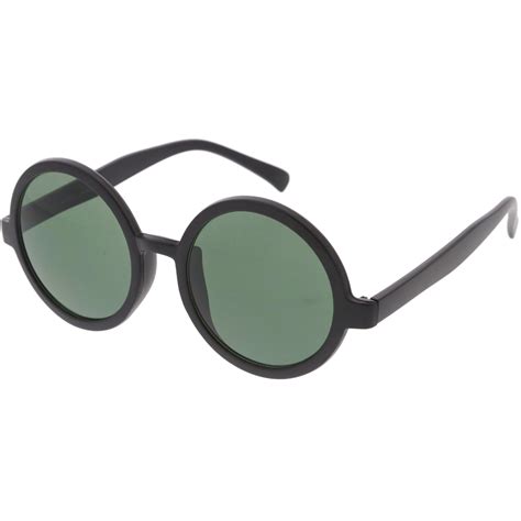 1980's Retro Round Sunglasses Fashion Sunglasses - zeroUV