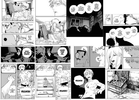 Denji's Power: Death and Rebirth; Made a collage of the major parallels ...