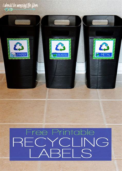 Free Printable Recycling Labels For Bins