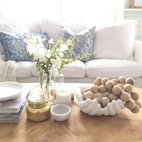 My Diy wooden beads add some texture to my coffee table decor via ...