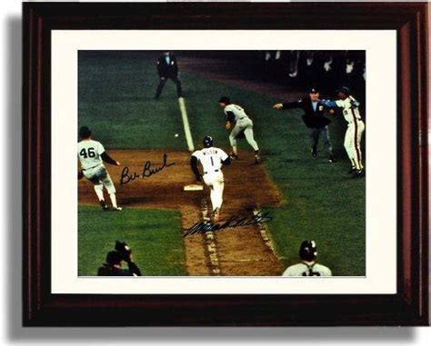 Framed 8x10 Mookie Wilson and Bill Buckner Autograph Replica Print | eBay