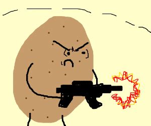 Potato gun - Drawception