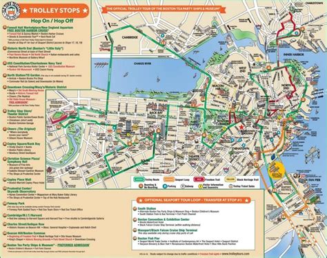 Boston T Map Printable - London Top Attractions Map