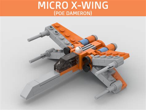 LEGO MOC Micro Poe Dameron's X-Wing by Joepatrick1 | Rebrickable ...