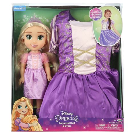 Disney Princess My Friend Rapunzel Doll with Child Size Dress Gift Set ...