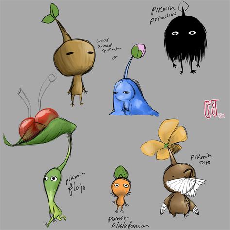 ArtStation - Pikmin conecptart