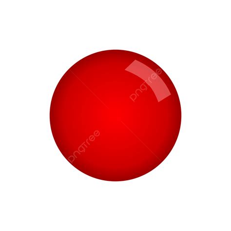 Red Ball Icon, Red Ball, Ball, Red Circle PNG and Vector with ...