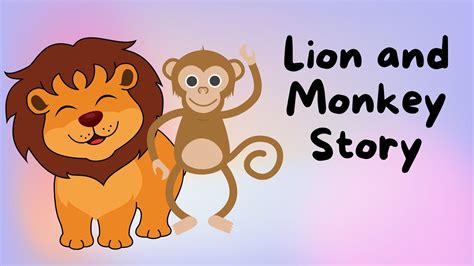 Lion and Monkey |Short Story| Kids - YouTube