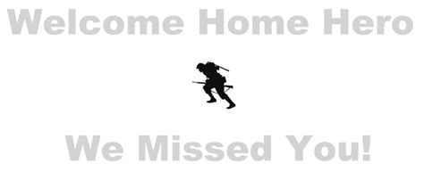 Free Welcome Home Banners And Signs For Military!