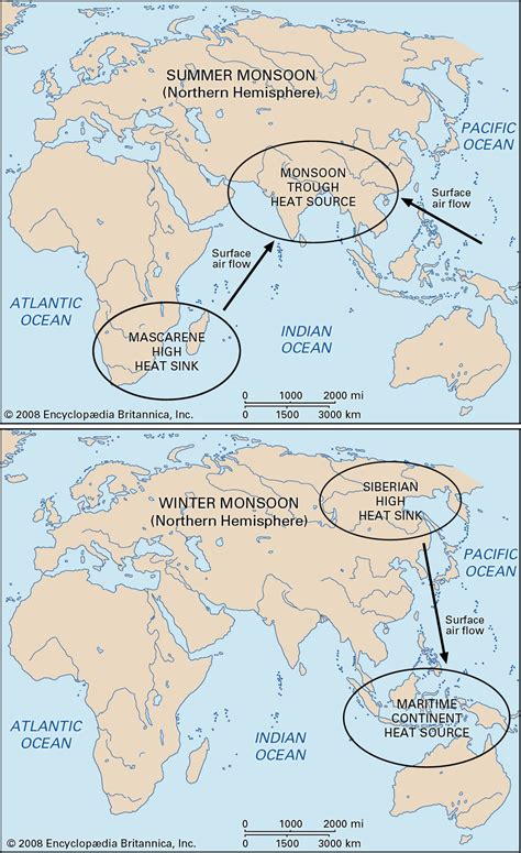 Various terms related to Indian Monsoon - Civilsdaily