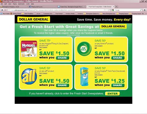 Dollar General: Print High Value Coupons - Huggies, Degree & More - al.com