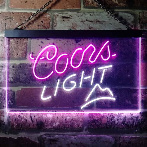 Coors Light Small Mountain LED Neon Sign - neon sign - LED sign - shop ...