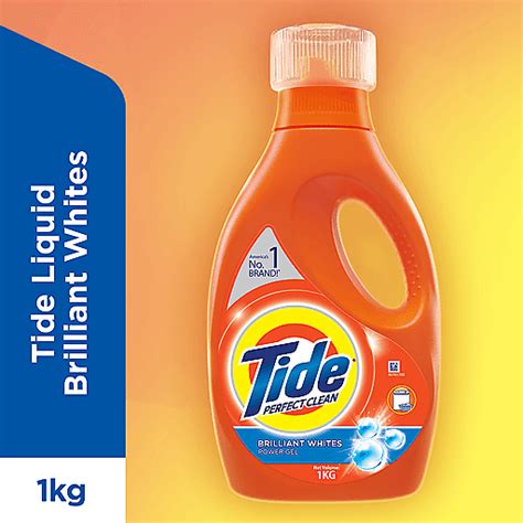 TIDE LIQUID DETERGENT BRILLIANT WHITE 1KG | Liquid Detergent | Walter Mart