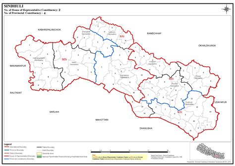 Constituency Map of Sindhuli District of Nepal – Nepal Archives