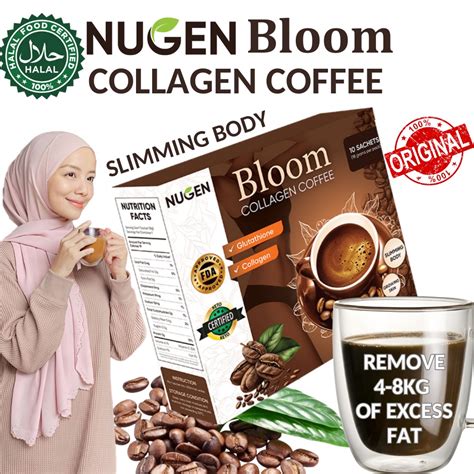 Nugen Bloom Collagen Coffee Original 100% organic coffee collagen and ...