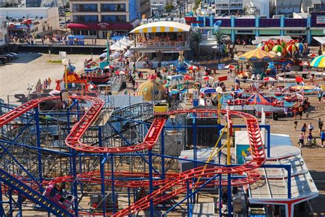 Amusement Rides on the Boardwalk in Wildwood, New Jersey Editorial ...