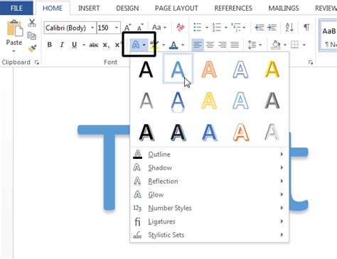 Microsoft Word Text Effects 101