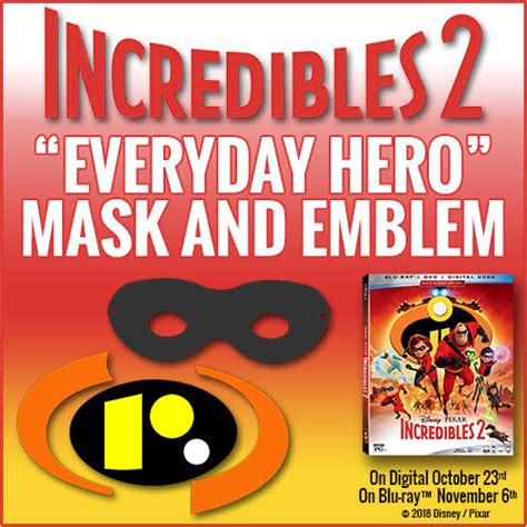 NEW Incredibles 2 Printable DIY Mask and Emblem – SKGaleana