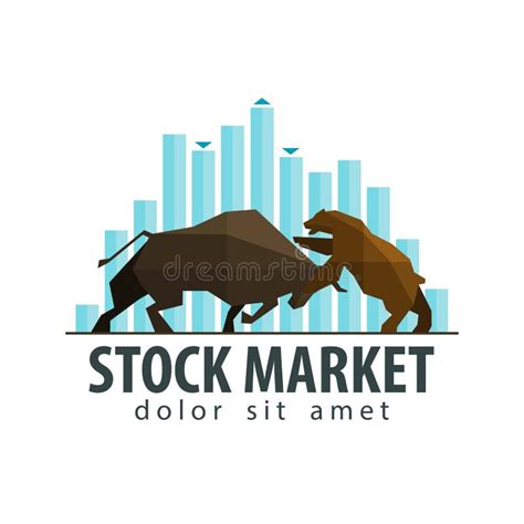 Stock Market, Business Vector Logo Design Template Stock Vector - Image ...