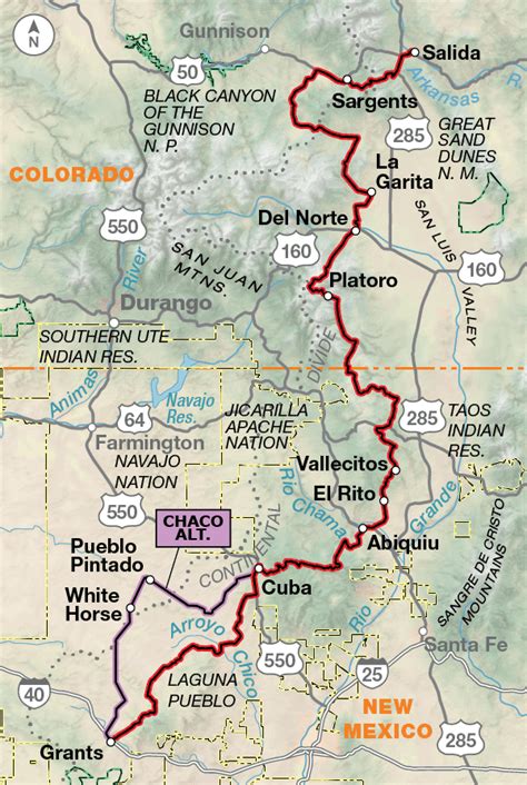 Map Of Continental Divide Through Colorado – Get Map Update