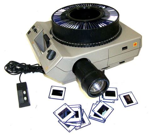 Kodak slides projector. We used to call slide shows "standing up ...