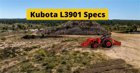 Kubota L3901 Specs: Compact Diesel Tractor Features - Construction Catalogs