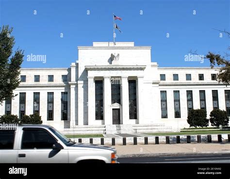 Federal Reserve Building in Washington DC, United States, FED Stock ...