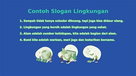 40 Contoh Slogan Lingkungan Singkat, Menarik, dan Penuh Makna