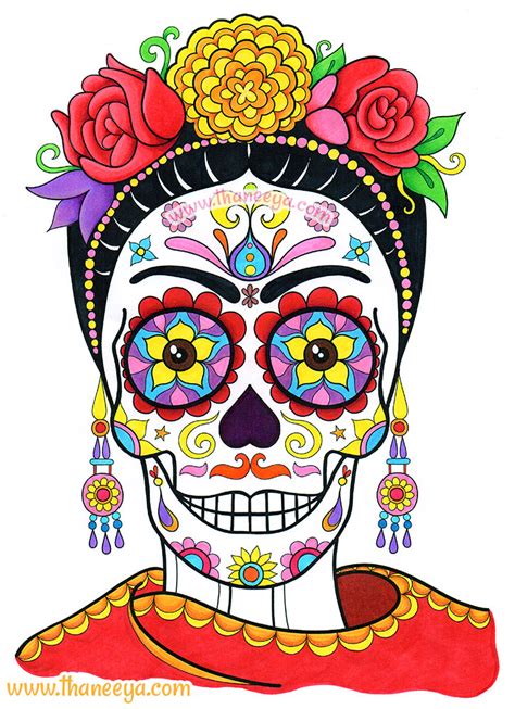 Frida Sugar Skull by Thaneeya McArdle | © 2014 Thaneeya McAr… | Flickr