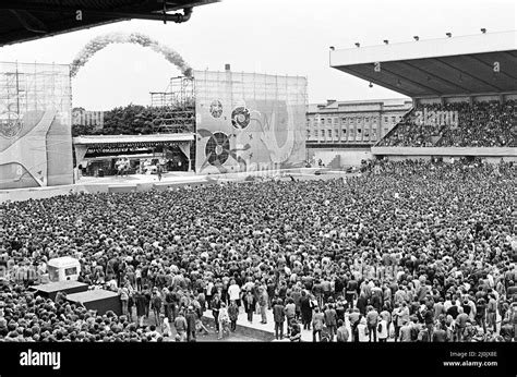 Rolling Stones in concert at St James Park, Newcastle.23rd June 1982 ...