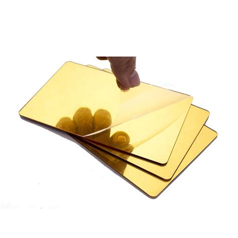 China Hot Sell 1mm 2mm 3mm 5mm 4FT X 8FT Gold Mirror Acrylic for ...