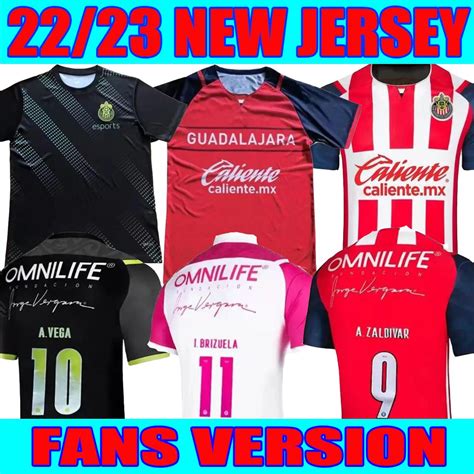 Liga MX 2022 2023 Chivas Soccer Jersey Guadalajara Mens Home Alowway ...