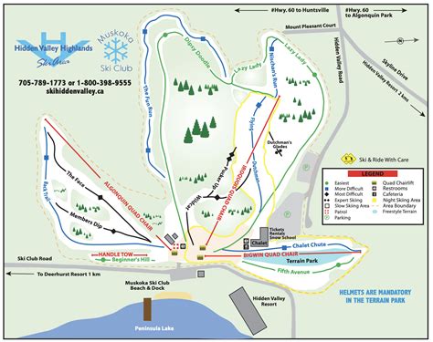 Hidden Valley Highlands Trail map - Freeride