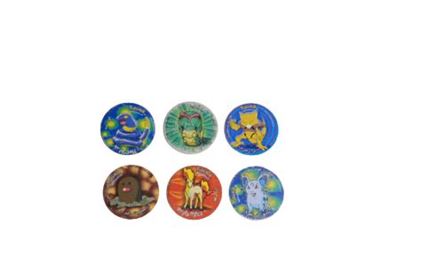 6 Pokémon Nintendo Tazos – Retro Hunts