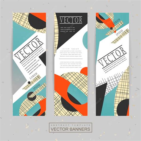 Premium Vector | Collage style banner template design