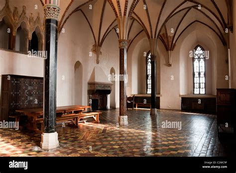 Interior of Malbork Castle, Poland Stock Photo - Alamy