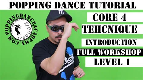 popping dance tutorial | How to get started | Core 4 technique ...