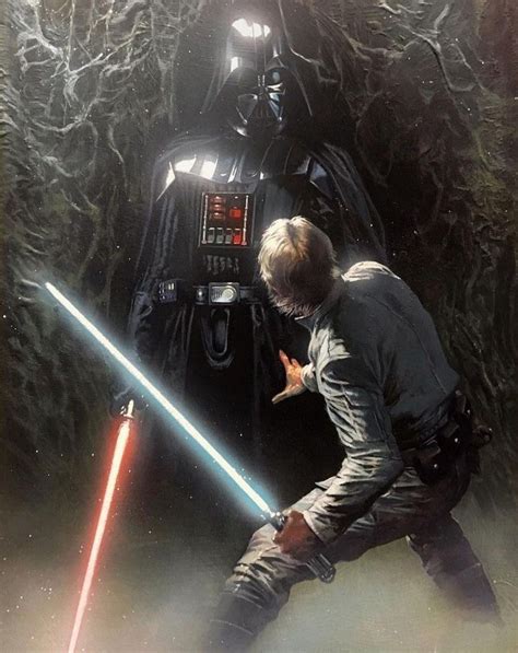 Star Wars Wallpaper Luke Skywalker Vs Darth Vader