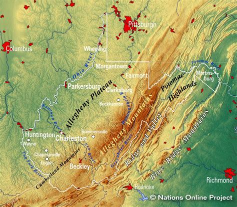 Map Of W Va - Alanna Leontyne