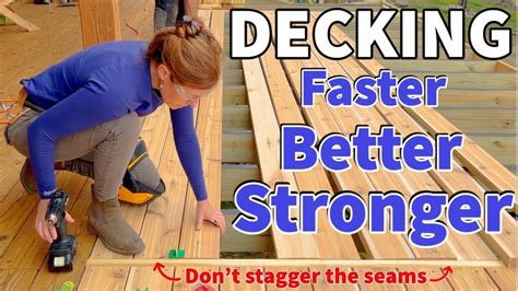 How to Install Decking | Best Tips - YouTube