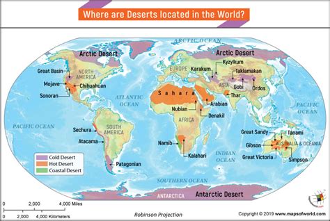 Sahara Desert World Map