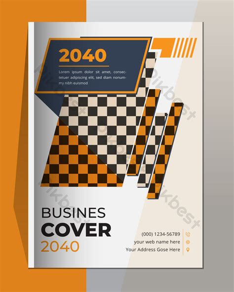 Corporate Business Book Cover Template Design | EPS Free Download - Pikbest