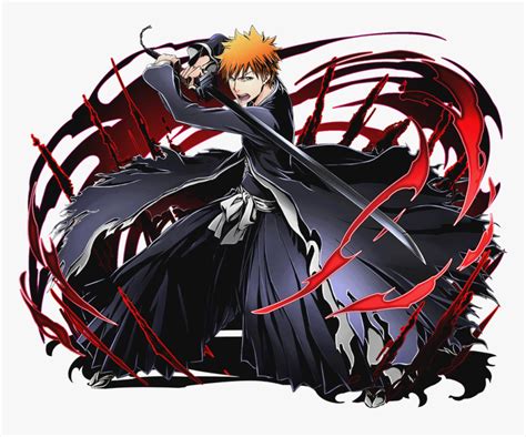 Kurosaki Ichigo Bankai Bleach, HD Png Download , Transparent Png Image ...