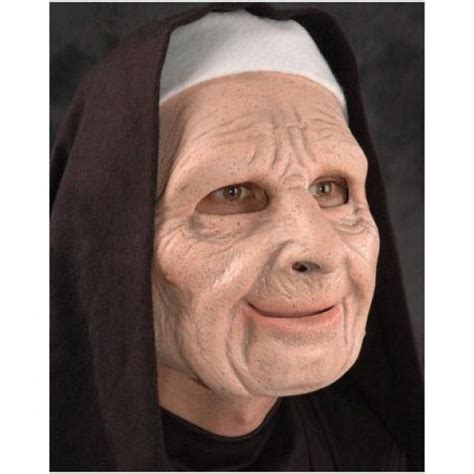 Old Nun Mask - Hollywood Costumes