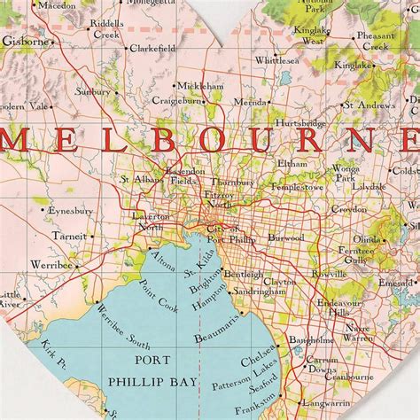 Melbourne on map - Melbourne world map (Australia)