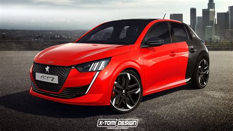 2020 Peugeot 208 GTi Rendering Looks Juicy - autoevolution