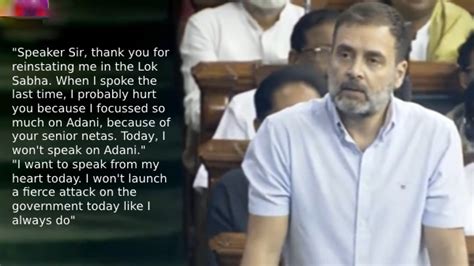 Top Quotes From Rahul Gandhi's Speech During No-Confidence Debate ...