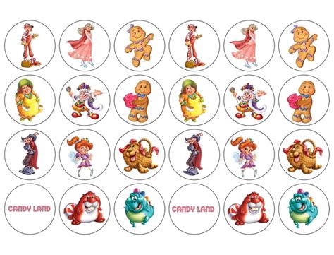 Candyland Characters Gloppy Coloring Page